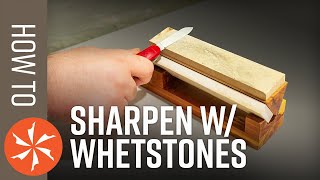 How To Sharpen A Knife Vol 1 Use A Whetstone or Diamond Plate [upl. by Lebasile]