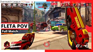 FLETA POV  GRAND FINAL  Tracer Echo Mei Pharah amp McCree  Dragons vs Reign  OWL Season 2021 [upl. by Mak]