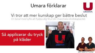 Så enkelt trycker du dina kläder med tryck [upl. by Odidnac131]