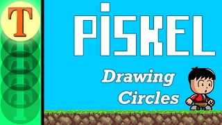 How to Create Pixel Art and Animations with Piskel Tutorial 9  Drawing Circles [upl. by Araht]