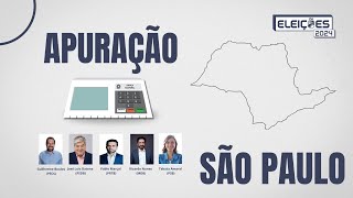 ELEIÇÕES 2024 Resultado da apuração de votos para prefeito e vereadores de São Paulo [upl. by Sulienroc]