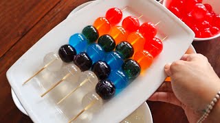 Cara buat Rainbow Jelly Ball Marble Jelita amp mini vlog perlis  basickeli [upl. by Matty743]