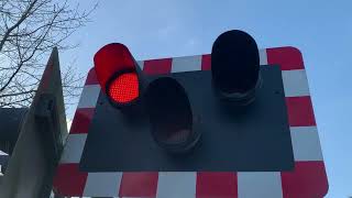 Crediton Station Level Crossing in Devon 13022023 [upl. by Luthanen]