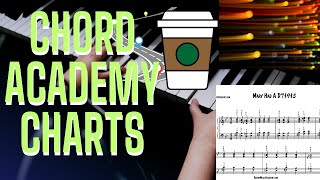 Jazz Piano Charts Workout Mastering Chords With iMA Chord Academy [upl. by Nosnhoj587]