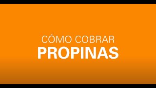 ¿Cómo cobrar propinas [upl. by Nahtad64]