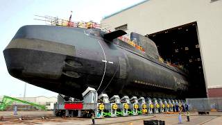 ▶️SUBMARINE Factory⚓Assembly How submarines are built🚧US Indiana➕Saab➕South Korea [upl. by Ayalahs]