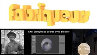 Tuto Imprimer une photo en 3D  modeliser une lithophanie courbe avec blender [upl. by Frederica310]