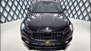 Skoda Kodiaq 20 TDI SCR 4x4 RS DSG  1BESITZ  VIRTUAL COCKPIT  ACC  SUV  Geländewagen [upl. by Arhas]