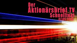 11052015  Schnelltest Der Aktionärsbrief [upl. by Rehctelf377]