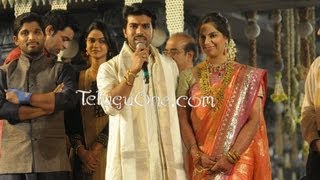 Ram Charan  Upasana  Wedding Reception For Mega Fans  03 [upl. by Gunthar]