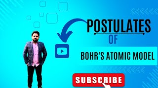 Postulates Of Bohrs Atomic Model  Chemistry  ChemistryPlusOfficial [upl. by Grady270]