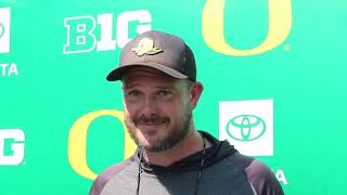 Dan Lannings instant takeaways from Oregon footballs first fall camp scrimmage [upl. by Lehcir636]