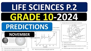 LIFE SCIENCES GRADE 10 P2 PREDICTIONS 2024 PREDICTION LIFE SCIENCES G10 P2 THUNDEREDUC BY M SAIDI [upl. by Ayrb]