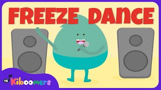 Party Freeze Dance Song  THE KIBOOMERS Preschool Songs for Circle Time [upl. by Hanshaw]