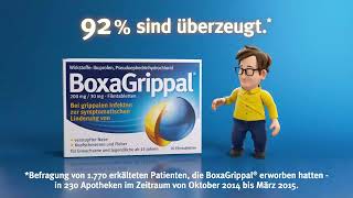 BoxagrippalR Filmtabletten und Erkältungssaft 25 [upl. by Odrude]