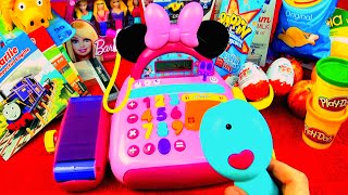 Minnie Mouse Bowtique Electronic Cash Register Mickey Mouse Clubhouse Disney Junior Toys FluffyJet [upl. by Graf]