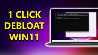 How To Debloat Latest Windows 11 With 1 Click [upl. by Rahcir]