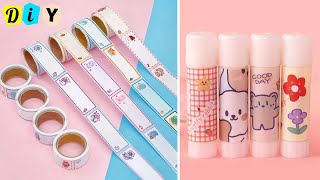 🌷How to make Stationery  DIY cute stationery  Handmade stationery  School hacks [upl. by Nylsirk692]