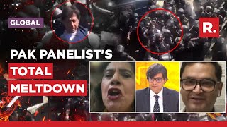 Pak Panelist Goes Bonkers On Arnabs Debate Mocking Imran Khan [upl. by Ain396]