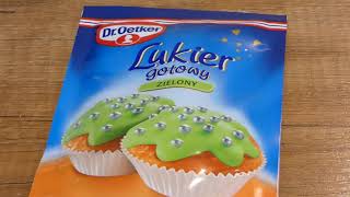 Lukier gotowy zielony 100g Dr Oetker [upl. by Auhsuj]