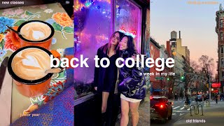 my first week of classes ★ NYU VLOG [upl. by Terchie]