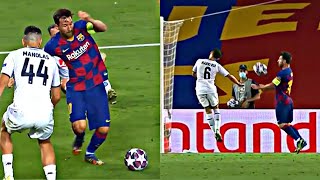 Leo Messi  Unbelievable Two Goals Against Napoli 2020  HD [upl. by Gavin669]