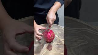 Red dragon fruit cutting style [upl. by Jonny]