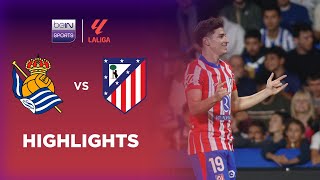 Real Sociedad 11 Atletico Madrid  LaLiga 2425 Match Highlights [upl. by Esirahs]