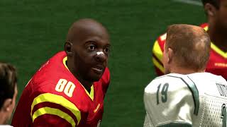 AllPro Football 2K8  PLAYOFFS NY VS DET SEASON  Game Simulation [upl. by Noiztneb]