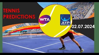 Tennis Predictions TodayATP WimbledonWTA WimbledonTennis Betting TipsTennis Preview [upl. by Llehsem]