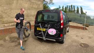 Howto Fitting a Mottez UnicycleBicycle Rack [upl. by Auhel739]