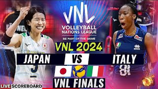 VNL LIVE │ JAPAN vs ITALY Live Score Update │ THE FINALS │VNL 2024 FIVB VOLLEYBALL NATIONS LEAGUE [upl. by Ysirhc693]