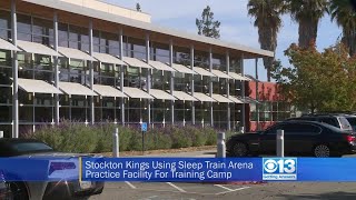 Stockton Kings Using Sleep Train Arena Site For Training Camp [upl. by Yeblehs]