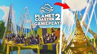 Building Hyperia in Planet Coaster 2 in 1 HOUR  Gameplay First Look [upl. by Hiroshi]