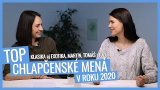 Veľký prehľad TOP chlapčenských mien za rok 2020  chlapcenskemena [upl. by Wiersma]