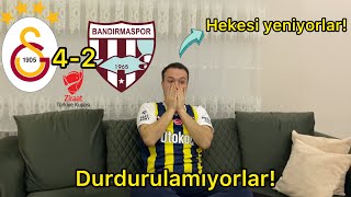 DURDURULAMIYORLAR FENERLİ GALATASARAY BANDIRMASPOR MAÇINI İZLERSE Galatasaray 42 Bandırmaspor [upl. by Eelanaj]