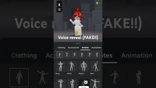 Fake voice [upl. by Wat146]