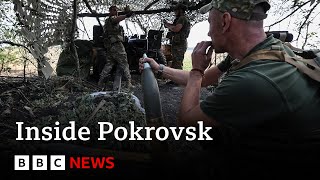 Ukraines vital eastern town Pokrovsk in Russian sights  BBC News [upl. by Eenat49]