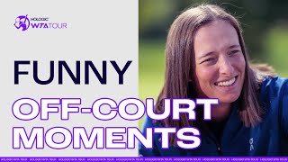 FUNNY WTA MOMENTS from Washington DC Cincinnati amp Toronto 2024 [upl. by Larissa]