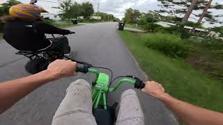 Street riding 55 mph mini bikes [upl. by Anisamot996]