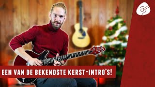 Leer het BEKENDSTE KERSTINTRO op gitaar JINGLE BELL ROCK [upl. by Apostles]