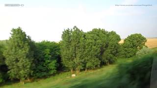 Fetesti  Medgidia  Tulcea  train ride  Zugfahrt  romanian routes  full backview  Dobrogea [upl. by Gollin]