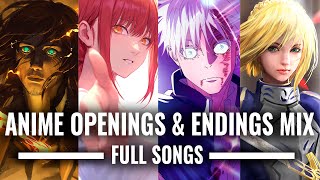 Anime Openings amp Endings Mix Full Songs [upl. by Bardo]