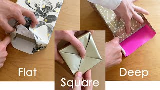 How to wrap boxes with Japanese style etiquette [upl. by Mahla621]