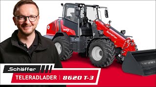 Schäffer Teleradlader 8620 T3 – Walkaround DE [upl. by Polloch]