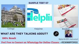 IELTS Life Skills A1  B1 Listening Practice  Sample listening test 07  Latest Pattern  Mahid Ali [upl. by Aneehsal]