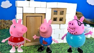 PAPA WUTZ ERZÄHLT SCHORSCH UND PEPPA WUTZ DIE GUTENACHTGESCHICHTE MIT DIE DREI KLEINEN SCHWEINCHEN [upl. by Lessig]