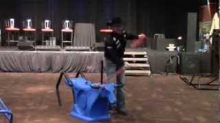 Team Roping Tips with Krece Harris  NRS at the 2013 NFR [upl. by Tiffie]