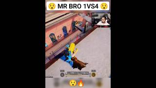 MR BRO 1VS4 😯🔥 MR BRO RUSH GAME PLAY  PUBG MOBILE mrbropubgpubgmobile [upl. by Eenel]