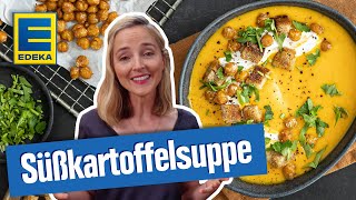 Süßkartoffelsuppe I Veganes schnelles Herbstgericht [upl. by Emmeline]